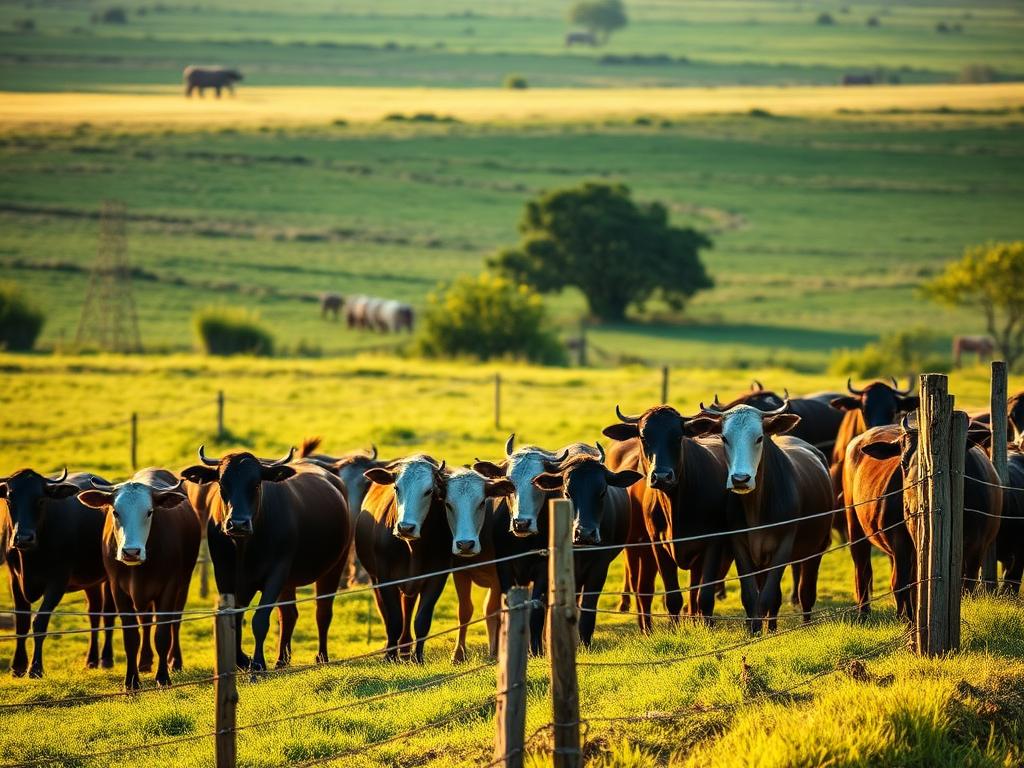 Cattle production at Wamufat Farms