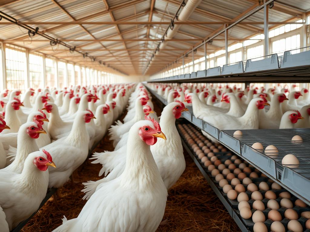 Poultry production at Wamufat Farms